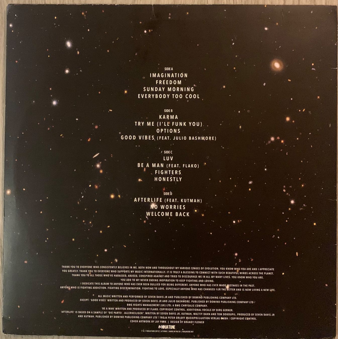 Dischi in vinile: SEVEN DAVIS JR - Universes D-Lp 2015 UK – Usato da Mühlethal venduto da superfast78 1