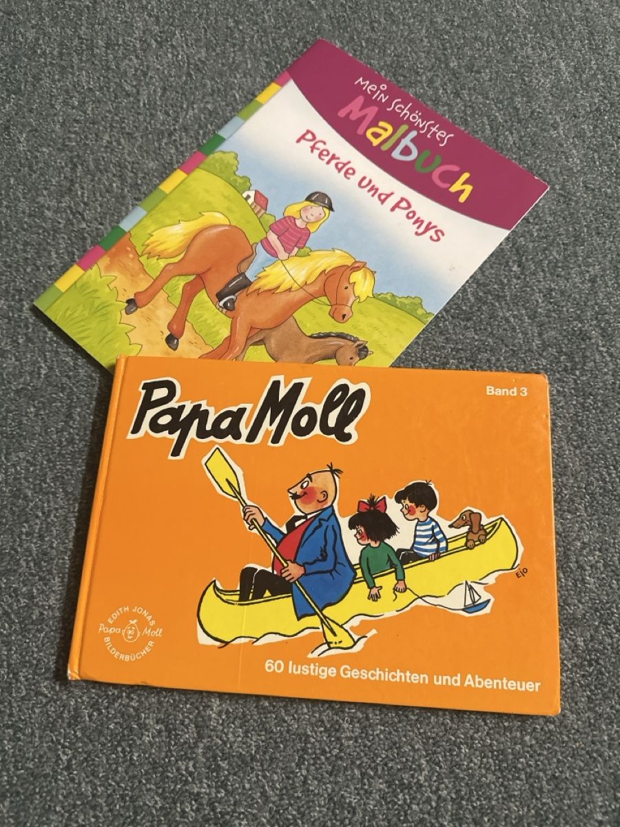 Libri: Papa Moll Buch und Malbuch Set – Usato da Baltschieder venduto da YmroBe