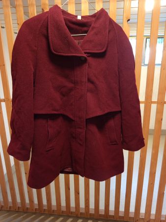 Warmer Wollmantel, Linea V Citywear, Grösse 44, Top!