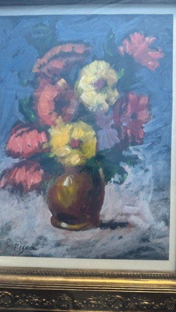 Dipinti: PASCAL PAPISCA VASO DI FIORI 1938 2021 – Usato da Davesco-Soragno venduto da kappas 2