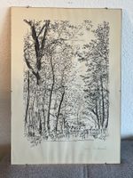 Irene Zurkinden "Waldstimmung" Litho, Signiert 1936