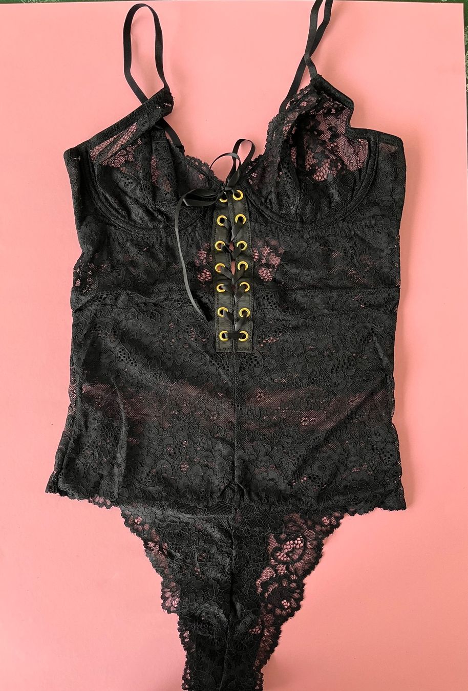 Altra biancheria intima: JETTE, Spitzen-Body, Grösse 80B, Farbe Schwarz – Nuovo e nell'imballaggio originale da Rudolfstetten venduto da gst_g7xl 5