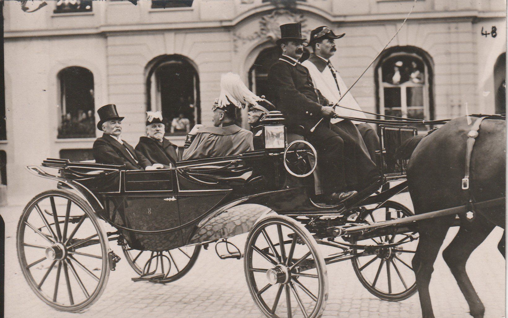 Ansichtskarten: Deutscher Kaiserbesuch 1912 – Gebraucht aus Rorschacherberg von fratovi2