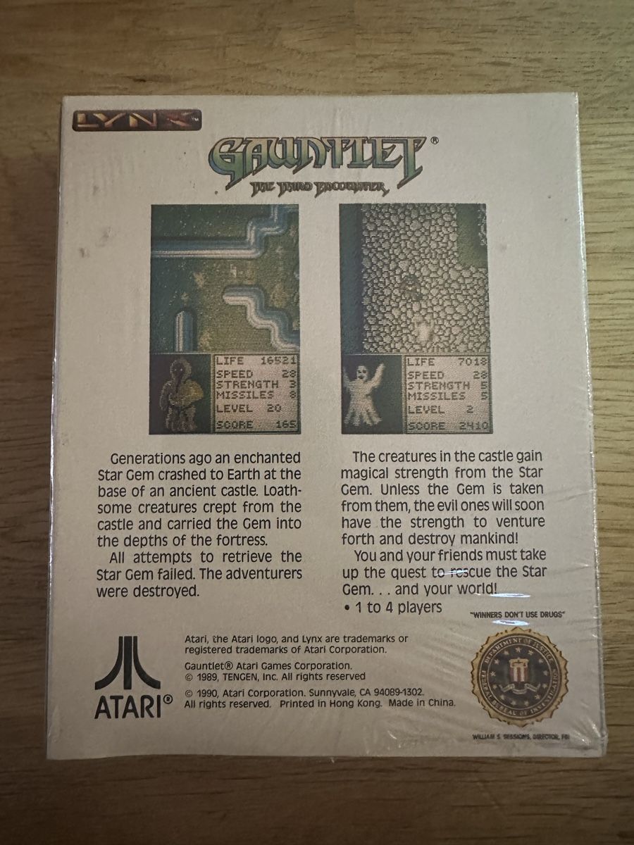 Atari Giochi: Gauntlet für Atari Lynx Sealed – Nuovo (secondo la descrizione) da Kestenholz venduto da Matti_10 1