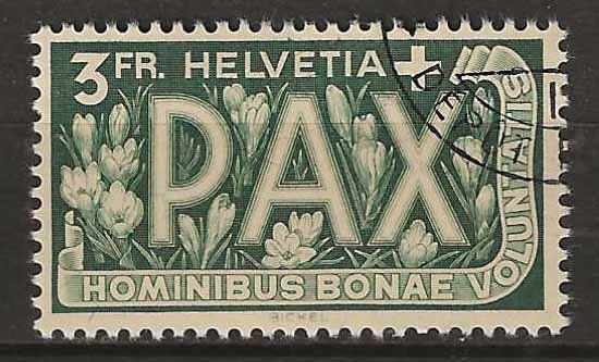 Tutti i francobolli: CH272 - Pax 3.- obl. – Usato da Trélex venduto da Phil_Albert