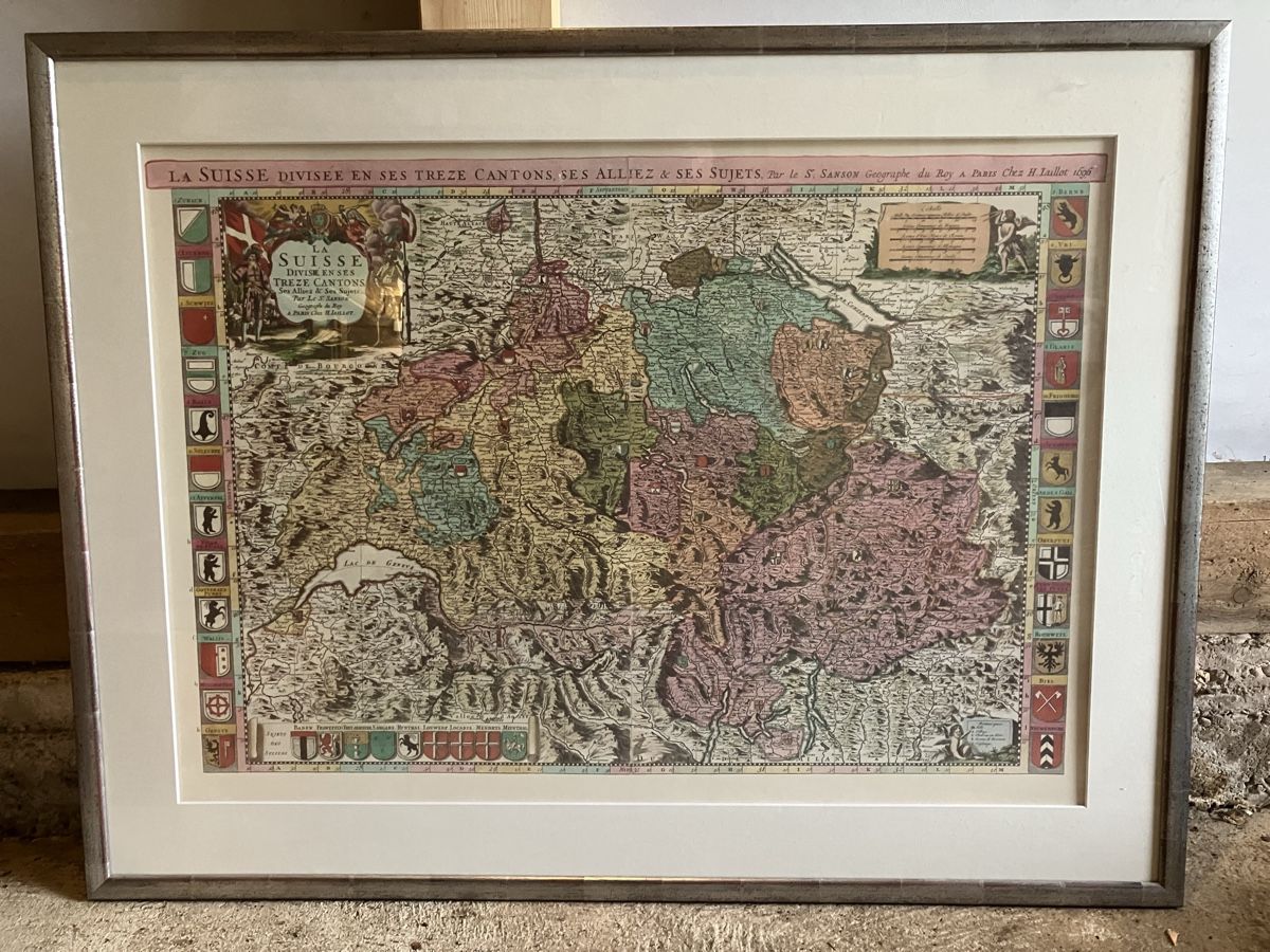 Poster & Bilder: Bild Landkarte Schweiz – Gebraucht aus Neftenbach von 889095