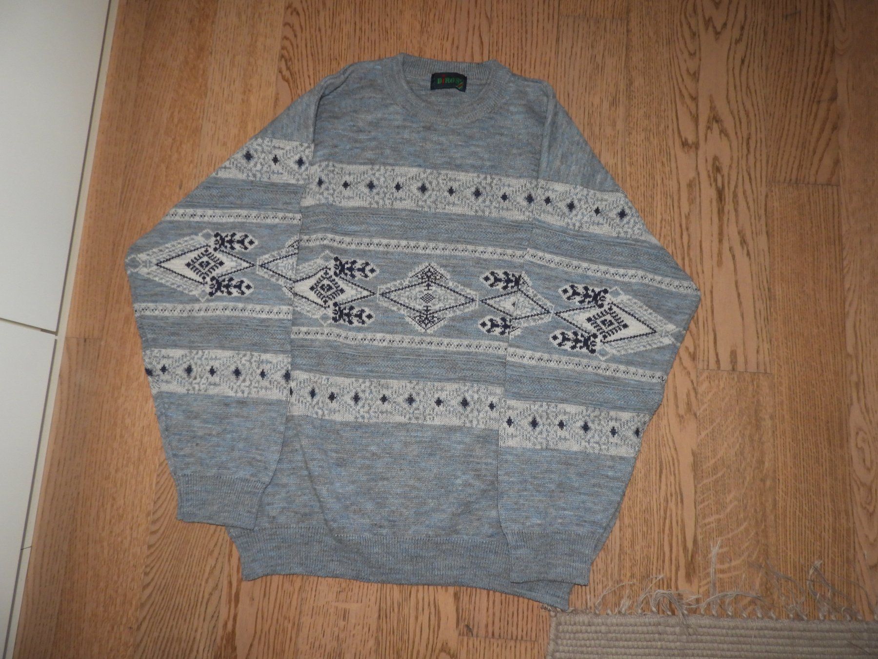 Pullover & Sweatshirts: Herren Pullover Diros gemustert grau, Grösse L – Gebraucht aus Hergiswil NW von Noema2006