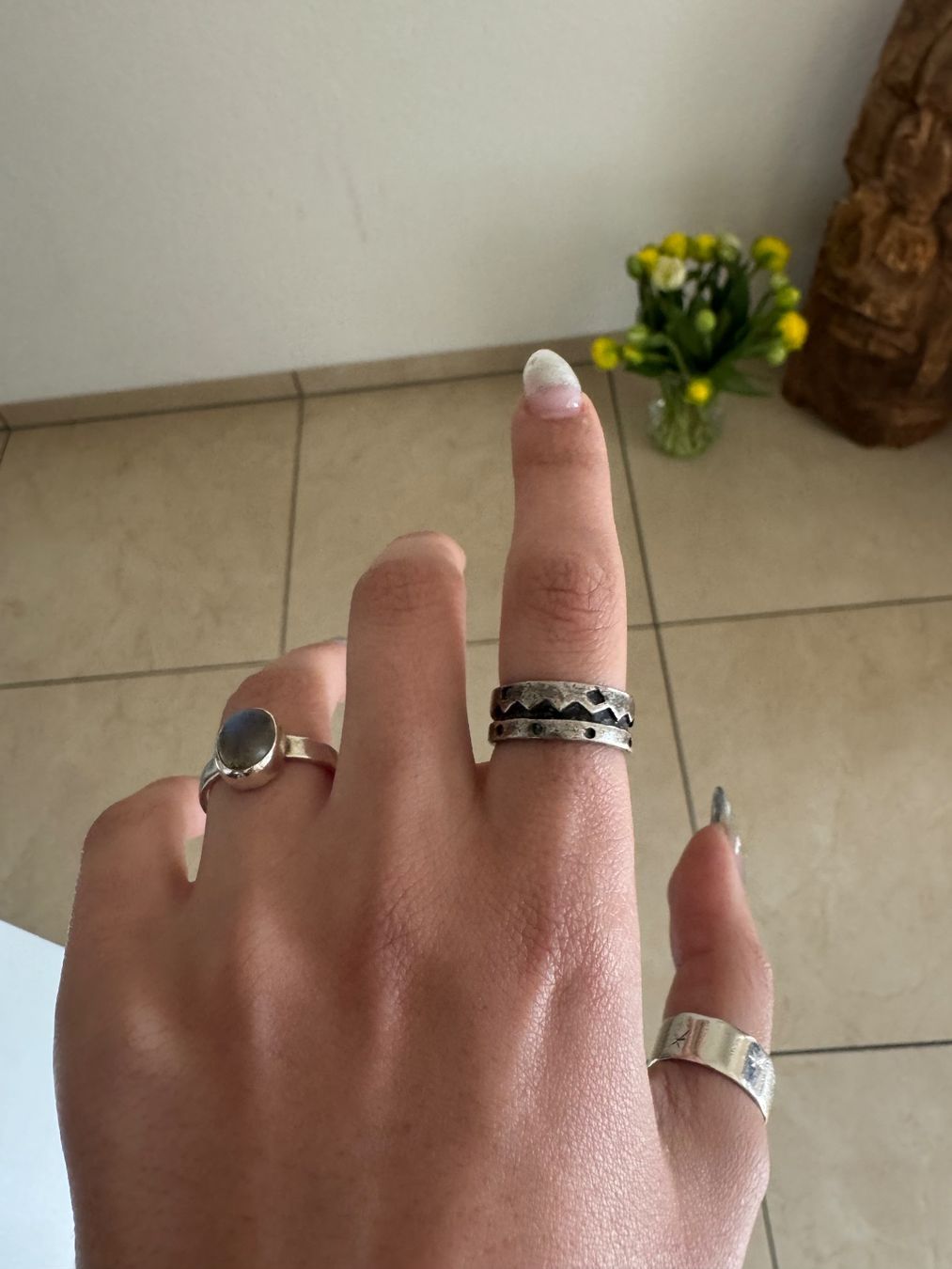 Anelli: Unisex Sterling Silberring – Usato da Balsthal venduto da Narulya 2