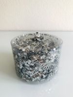 Feine silberne Weihnachtsgirlande