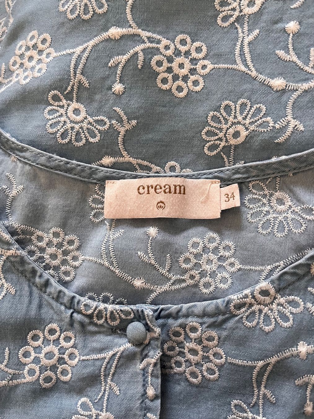 Cream Camicette: CREAM süsse Bluse mit Stickerei – Usato da Jona venduto da vanessasupermarket20 6