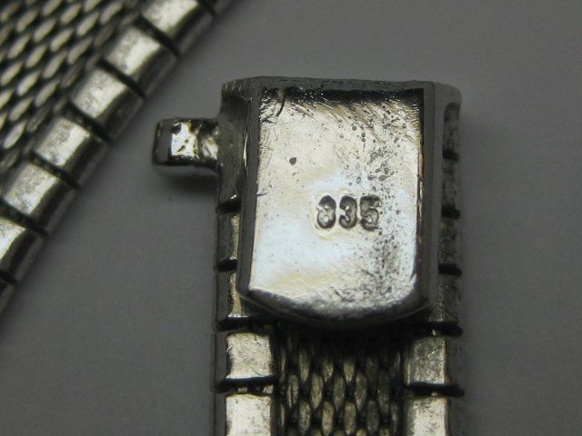 Catenine: Vintage Kette Collier Silber 835 rhodiniert – Usato da Ermatingen venduto da prior_time 9