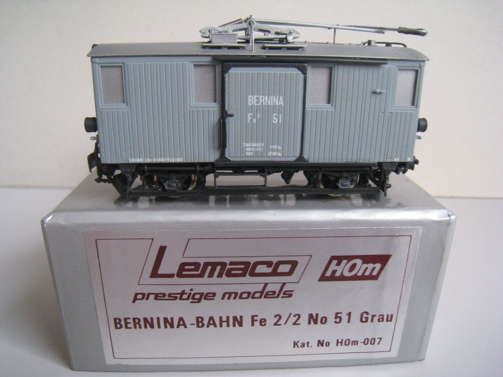 Lemaco Fe 2/2 51 grau der Bernina Bahn, Hom 7 (Gebraucht) in Buchs ZH ...