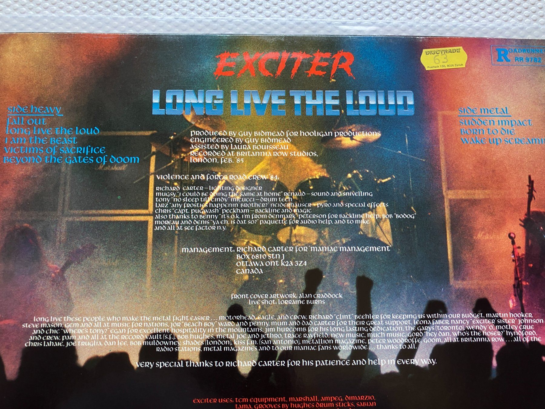 Vinyles: Exciter – D'occasion à Aarwangen par Jukebox3 3