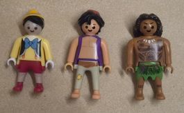 Playmobil Disney Kinder - Lot Maui Aladdin Pinocchio