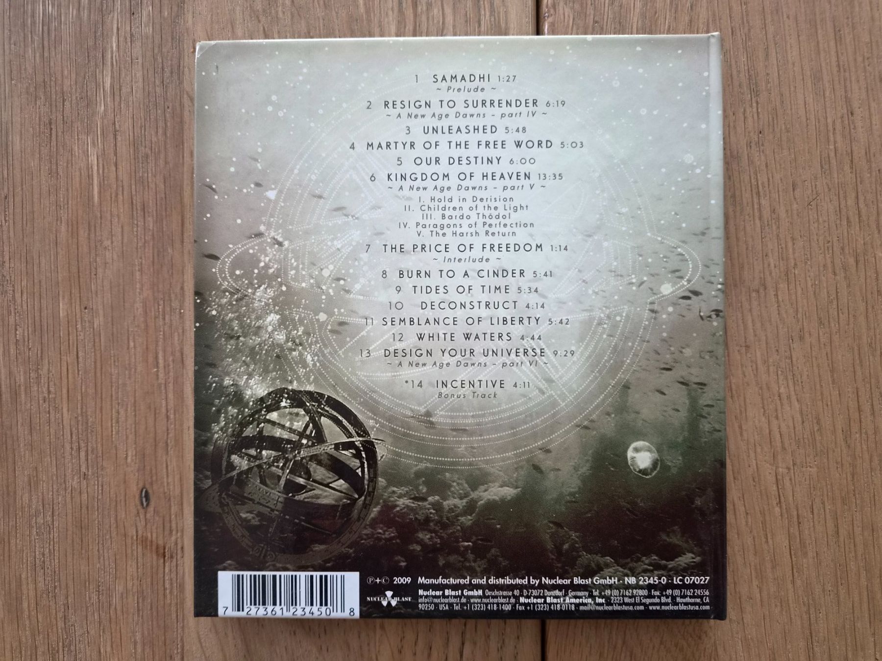 CD: CD Epica - Design Your Universe, 2009 – Usato da Nebikon venduto da Harley-Davidson01 1