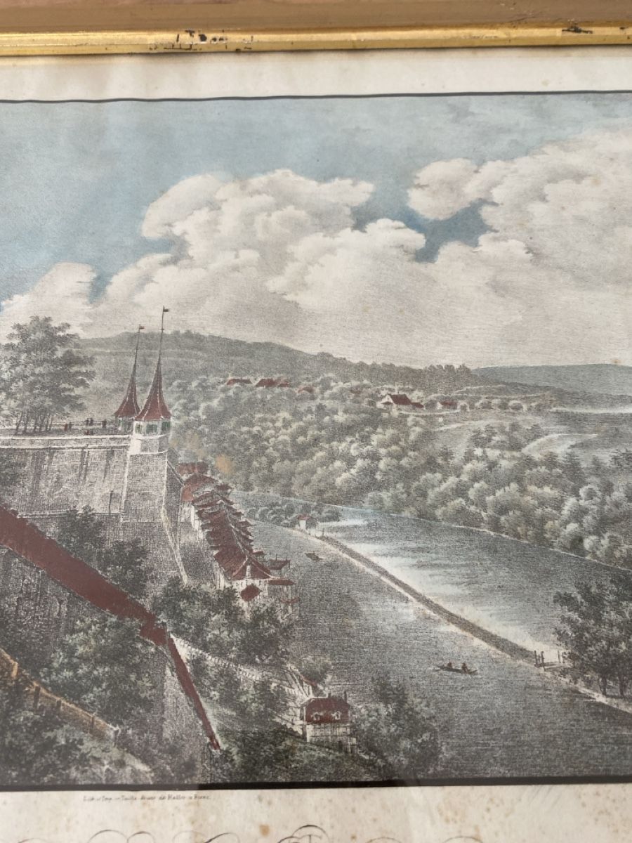 Posters & Illustrations: Aquatinta coloriert Marzili Bern – D'occasion à Burgdorf par gre_2ftz 2