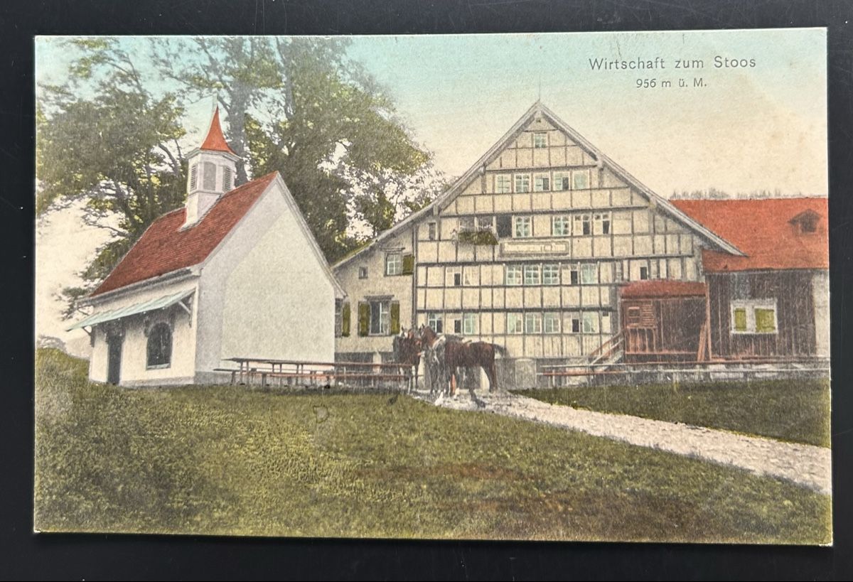 Cartoline postali: Wirtschaft zum Stoos AR – Usato da Horw venduto da Tellbub