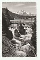 Postkarte St. Moritz Innfall mit Piz della Margna