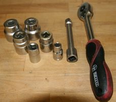Lux Steckschlüssel Ratsche, Nüsse & Verlängerung 1/2 Zoll