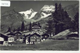 Saas-Fee - Lohmattem mit Pension Alphubel - Photo: E. Gyger