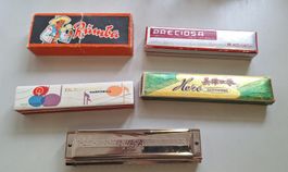 Lot Mundharmonika Harmonica Blessing Hohner Rumba Hero Chrom