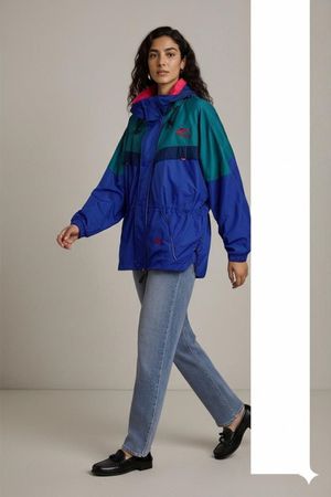 Vintage Helly Hansen Colorblock Windbreaker Jacke - Retro