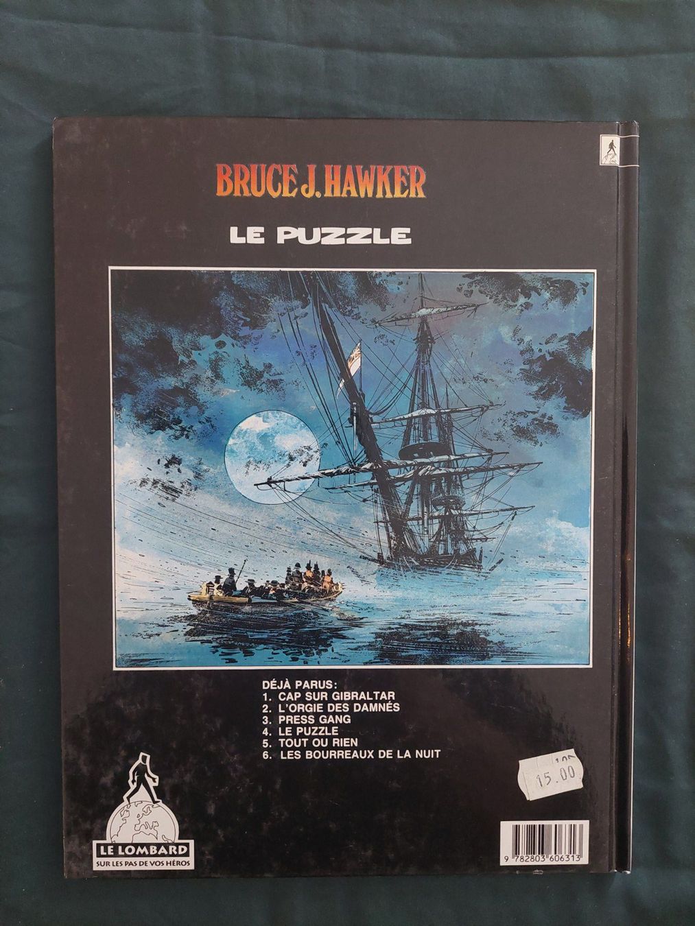 Fumetti: Bruce J. Hawker T.4 Le Puzzle Ed. 1994 TBE – Usato da Genève venduto da Blu_BD 1