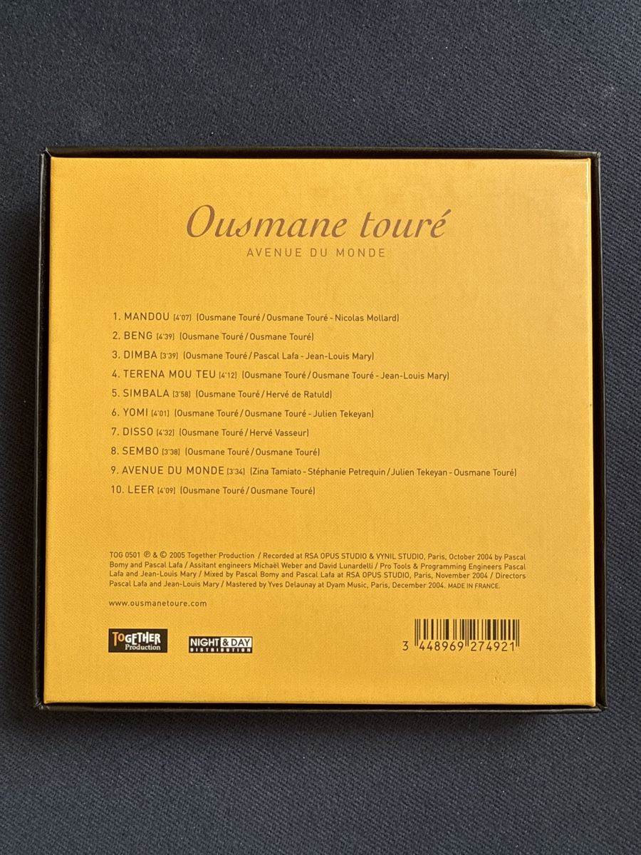 CD: Ousmane Touré - Avenue Du Monde CD – Usato da Zürich venduto da thomashahn 7