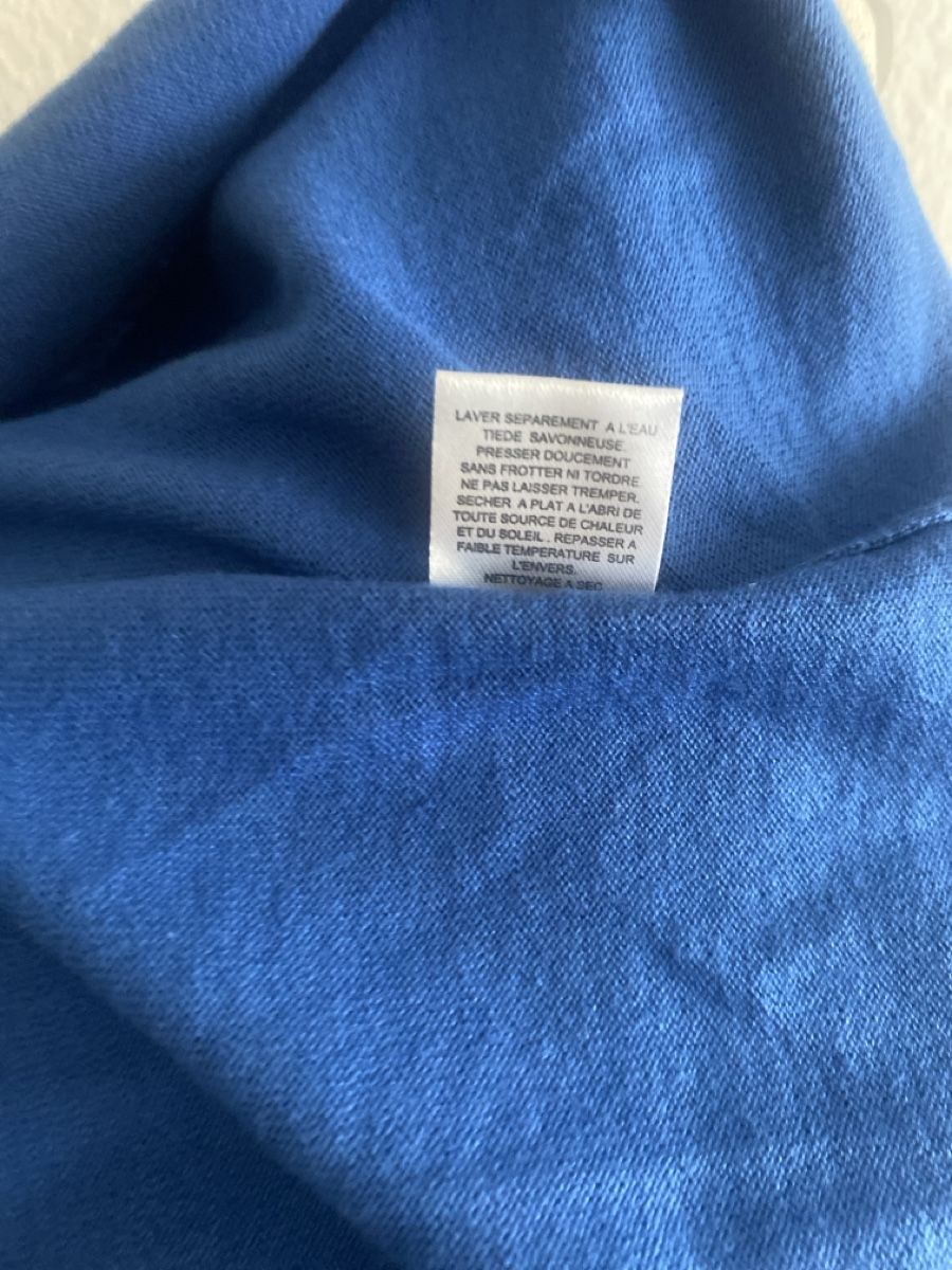Top: Pull bleu Alberto Bini, coton soie, taille S. – Nuovo e nell'imballaggio originale da Geneve venduto da pat_p76n 6