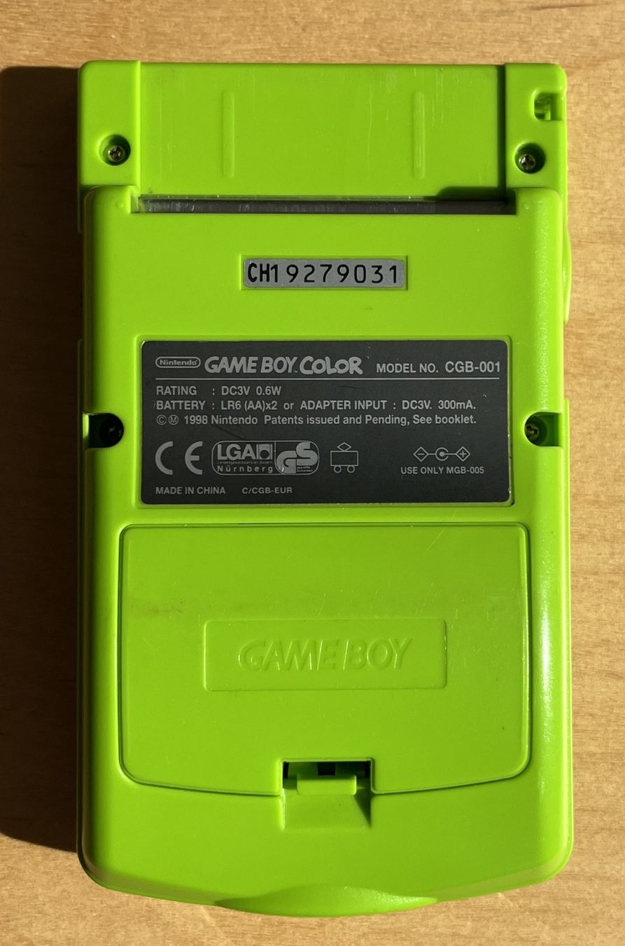 Nintendo GameBoy Color Grün / Kiwi (Gebraucht) in Dornach für CHF 135 ...