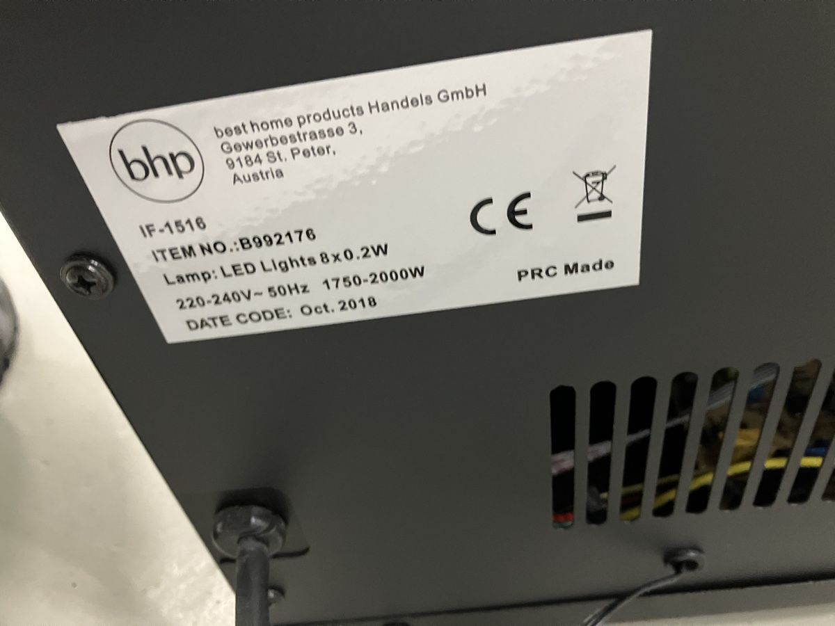 Radiatori: Elektrooffen mit künstlichem Feuer – Usato da Birrwil venduto da nicole86ch 3