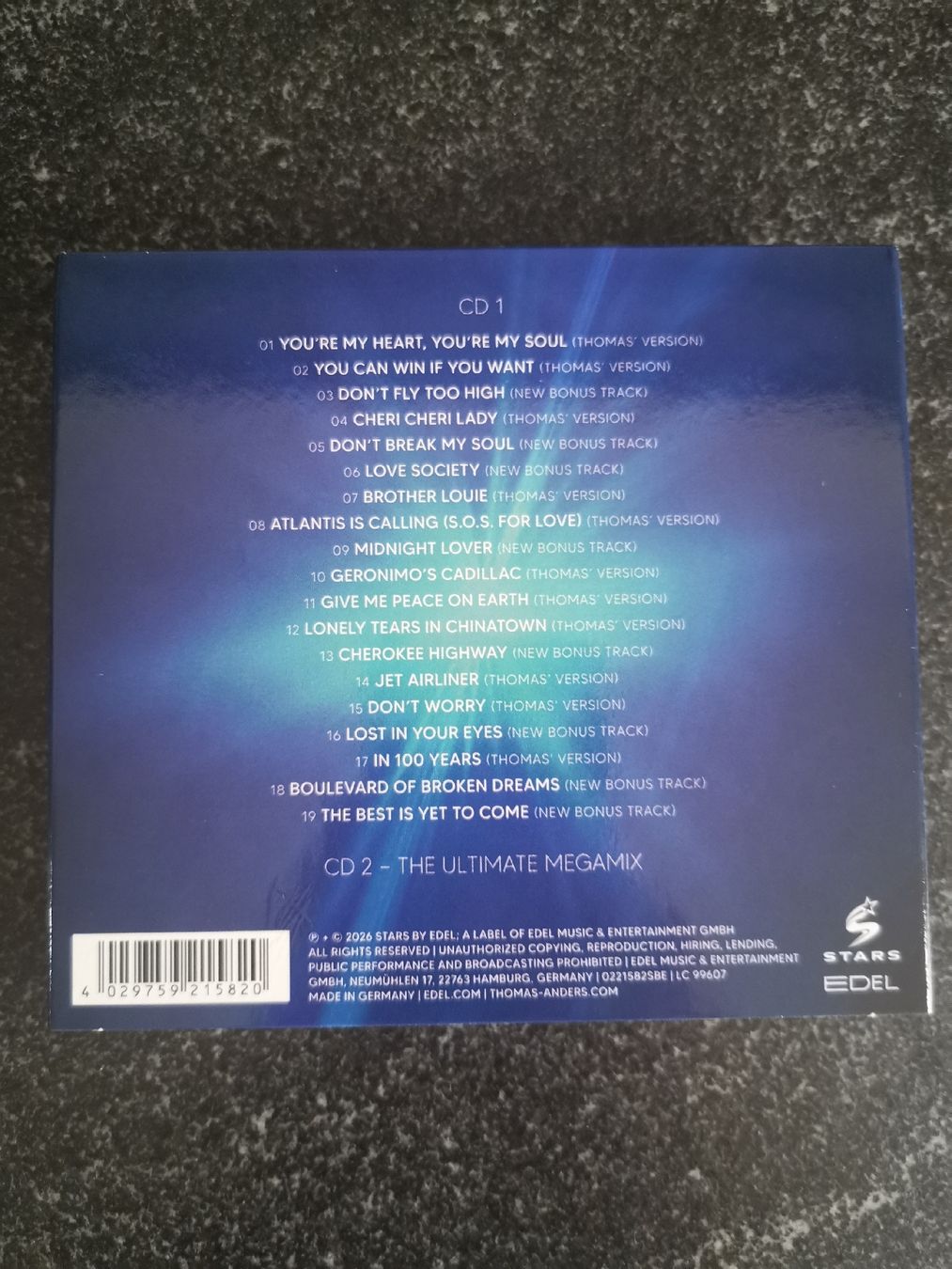 CD: THOMAS ANDERS SINGS MODERN TALKING  – Usato da Genève venduto da abba74 3