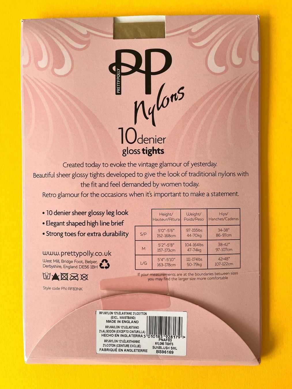 Calze & Collant: PRETTY POLLY, PP Nylons, Strumpfhose, Gr. S, Farbe Beige – Nuovo e nell'imballaggio originale da Rudolfstetten venduto da gst_g7xl 1