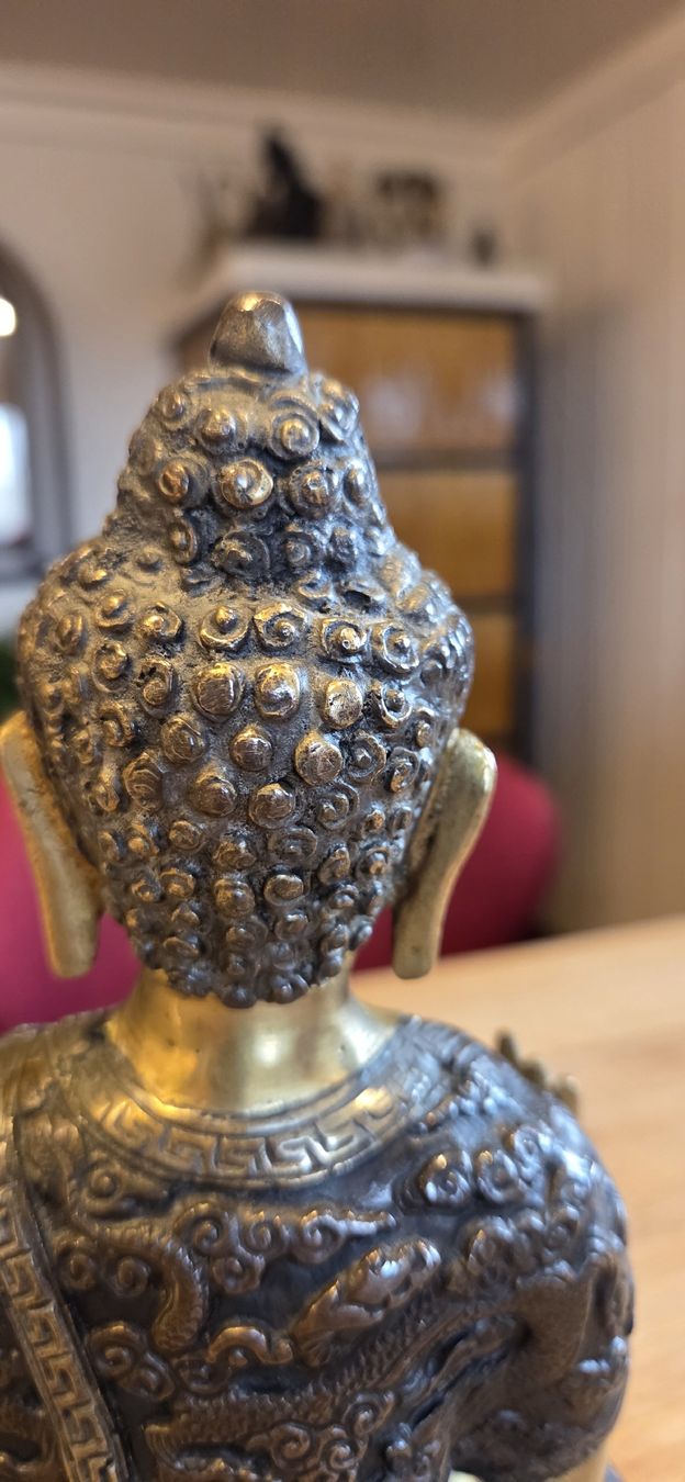 Statuette: Buddha Figur aus Bronze oder Messing – Usato da Rehetobel venduto da hobirot01 7