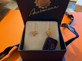 Ohrstecker 18K Gold mit Zirkon
