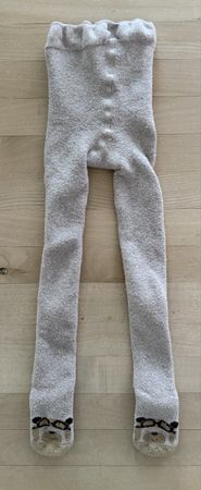 Thermo Strumpfhose grau mit Motiv, Grösse 86/92
