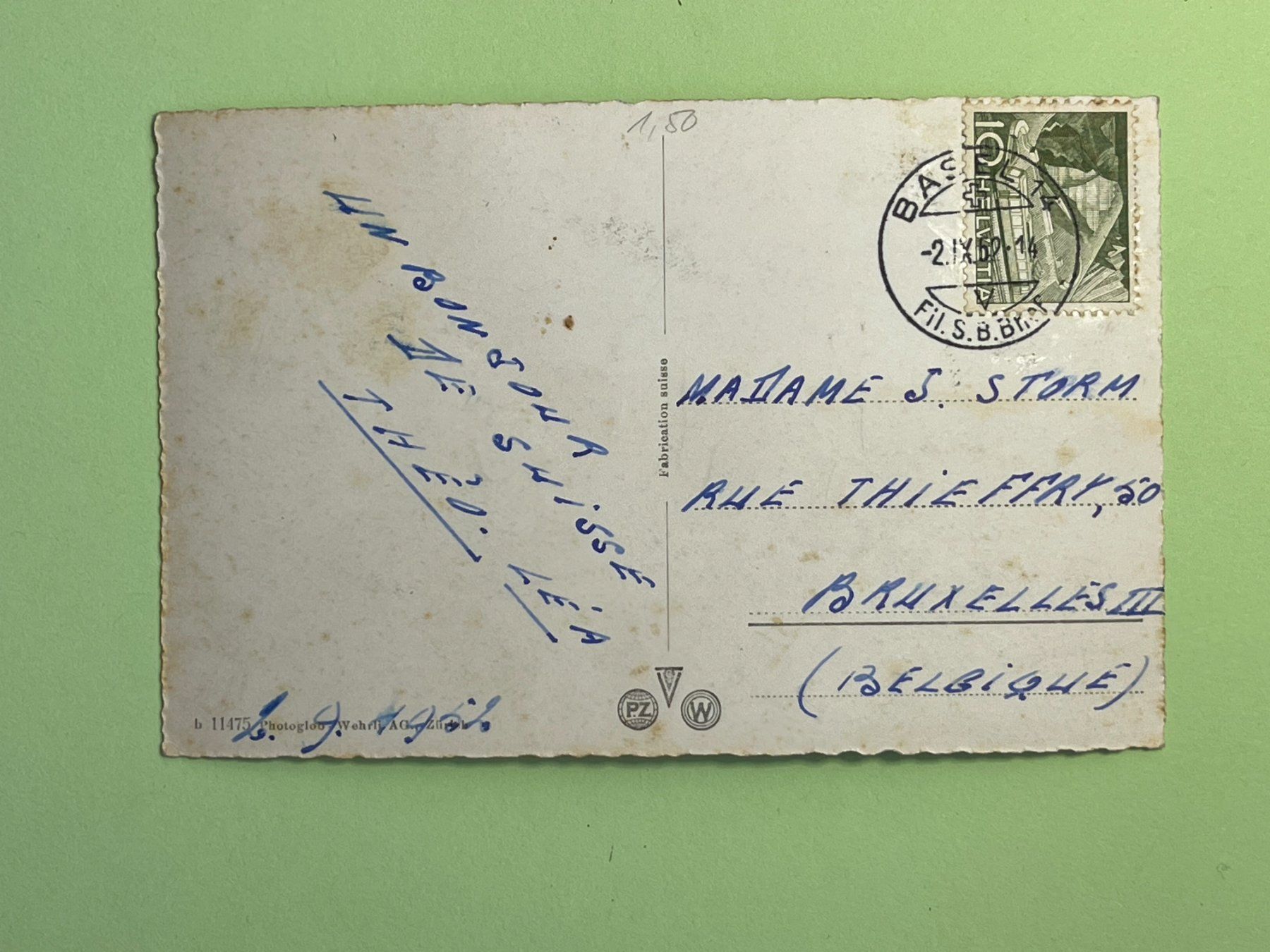Cartoline postali: Basel - Bahnhofplatz – Usato da Steg VS venduto da danwer74 1
