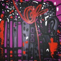 Gemälde abstrakt 60/60cm
