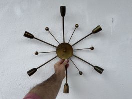 Mid Century Sputnik Deckenlampe 60er Jahre Messing