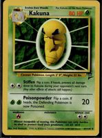 Kakuna Base Set 2 47/130 Pokémon 2000