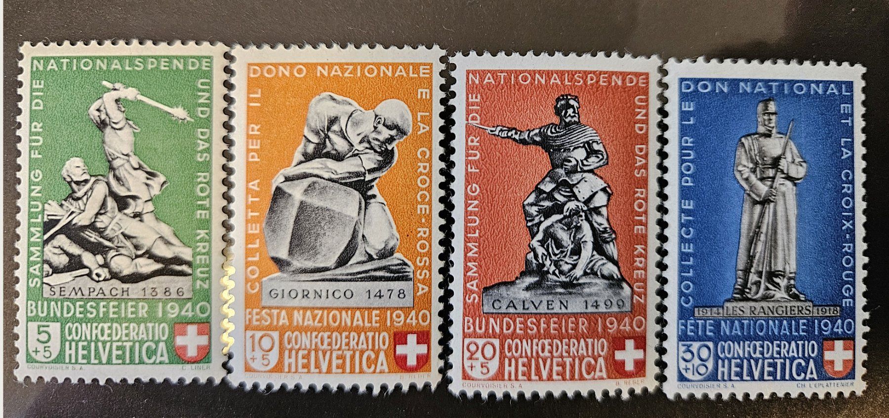 Tutti i francobolli: Bundesfeier 1940 ungestempelt – Nuovo (secondo la descrizione) da Zweidlen venduto da Wtf