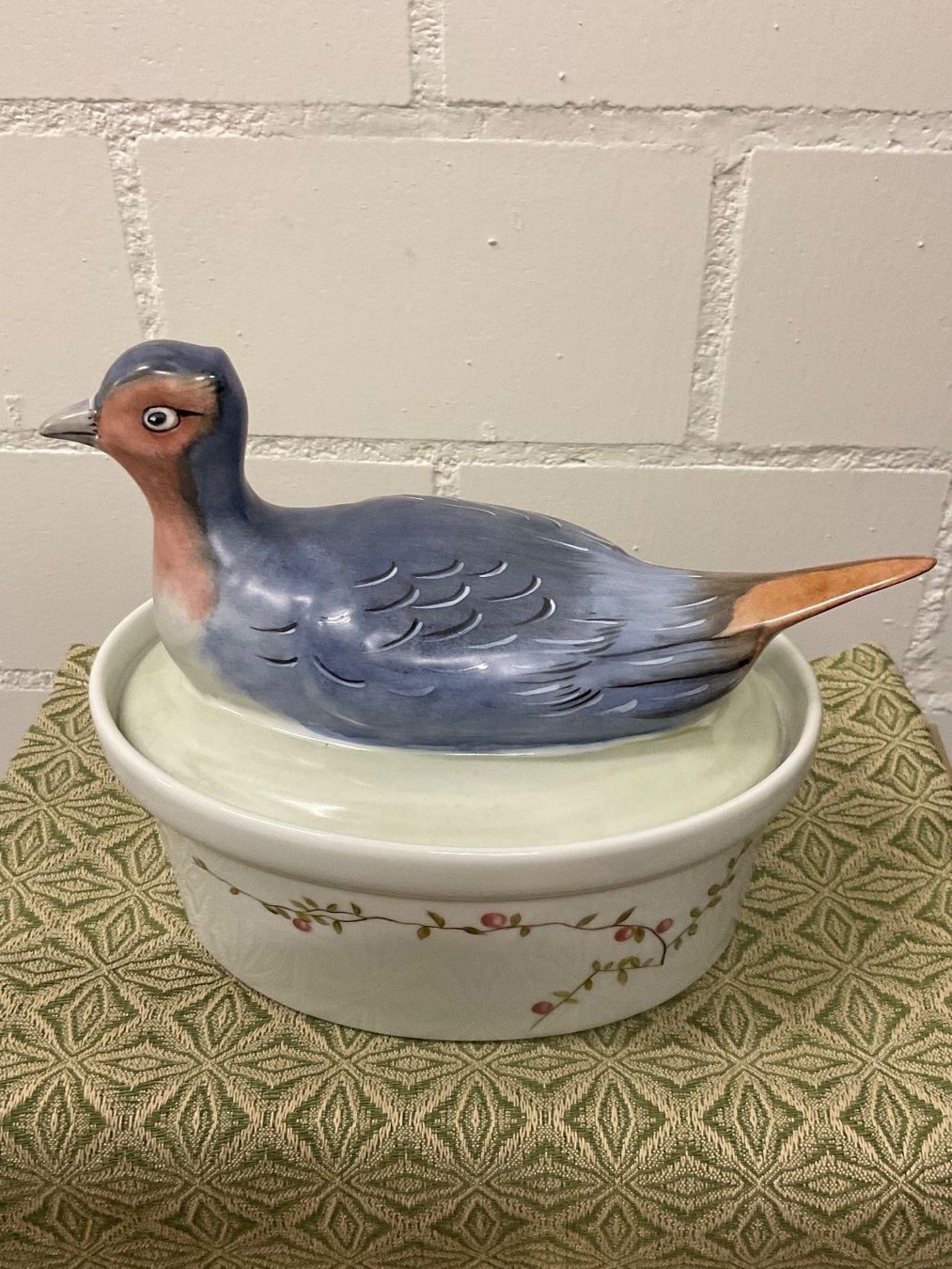 Pentole: Topf Vogel Figur handbemalt – Usato da Scuol venduto da Lotus2020