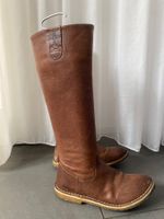 KICKERS STIEFEL/BOOTS/SCHUHE Gr.38 LEDER caramel/rehbraun