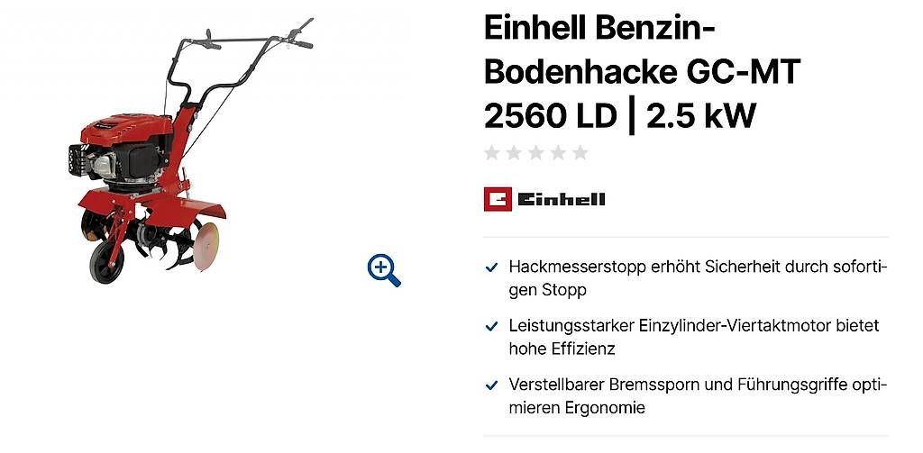 Tutte le macchine: Neue Bodenhacke – Usato da Rheineck venduto da federer81