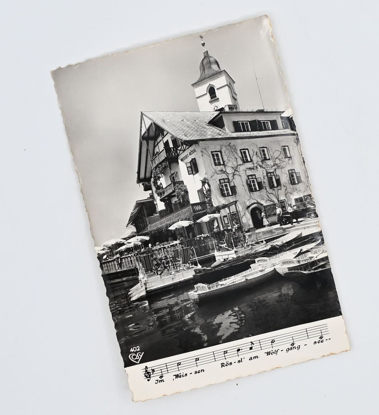 Cartoline postali: Alte Ansichtskarte "Weisses Rössl am Wolfgangsee" – Usato da Dürnten venduto da pema28 1