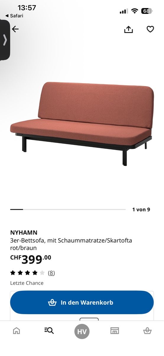 Ikea Divani: Nyhamn Bettsofa – Usato da Zürich venduto da Colorazul 4