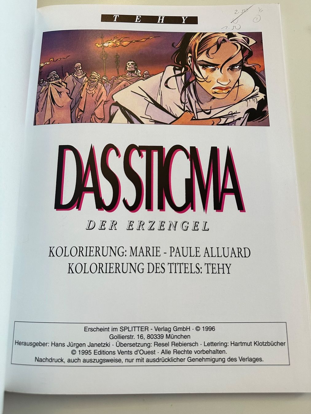 Fumetti: Das Stigma Band 3 - Der Erzengel - Splitter - Softcover – Usato da Münsingen venduto da Ganjam 3