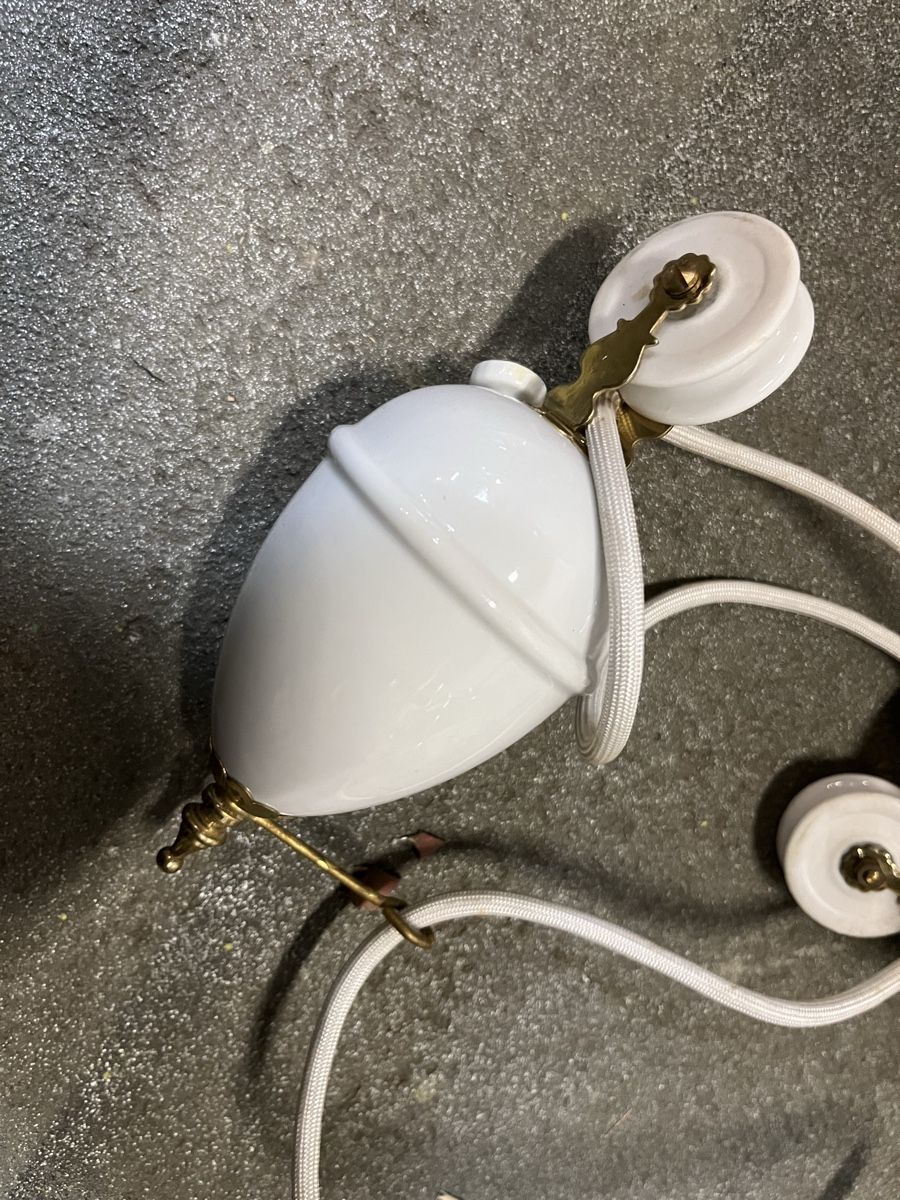 Lampadari & plafoniere: Hängezuglampe Opalglas  – Usato da Bern venduto da fotolog111 3