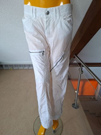 GAS Damen Hosen weiss Grösse 30 Cargo Style guter Zustand