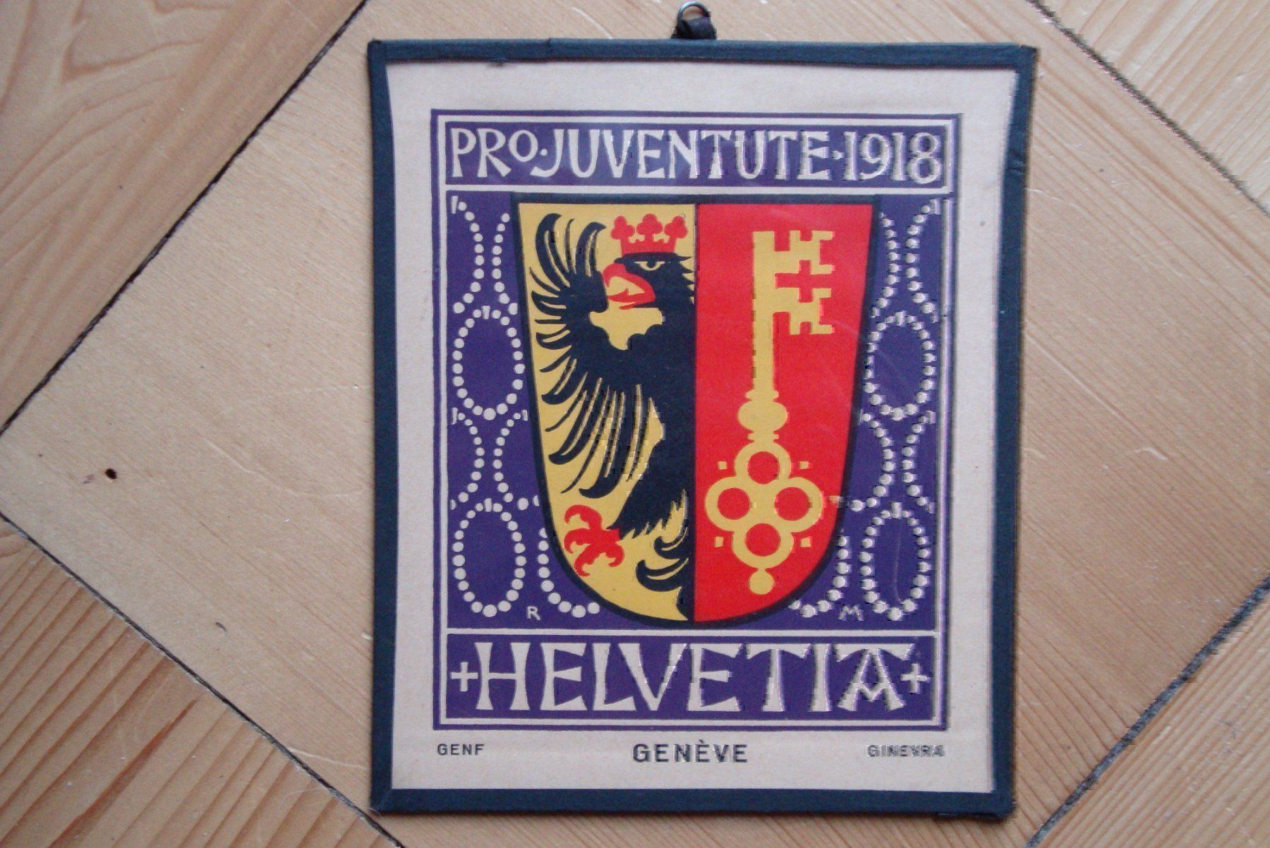 Poster & Bilder: GENÈVE - Pro Juventute Wäppli, Glas – Gebraucht aus Bern von carola31